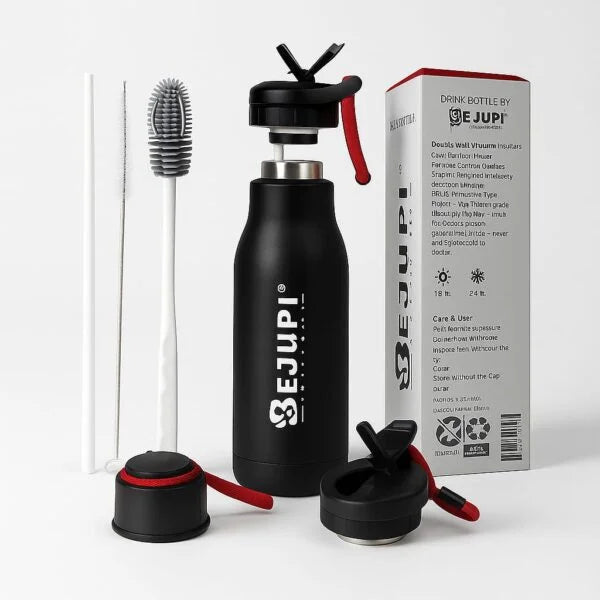 BEJUPI Insulated Stainless Steel Water Bottle – 16.9 oz