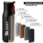 BEJUPI Insulated Stainless Steel Water Bottle – 16.9 oz